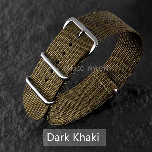 Nato watch strap ribbed - nato, nylon