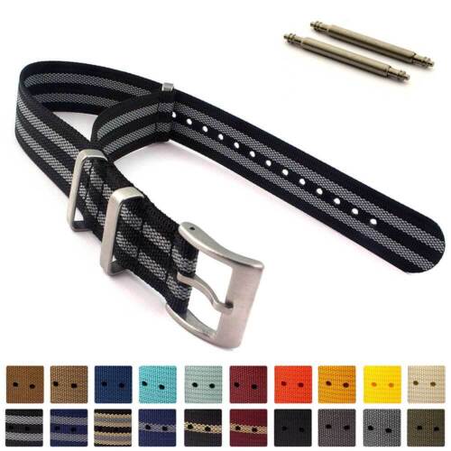 Ribbed nylon nato watch - ribbed,