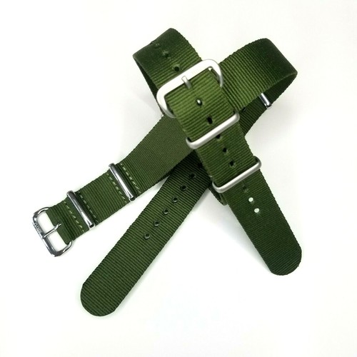 Nato strap 18mm green g10 - nato,