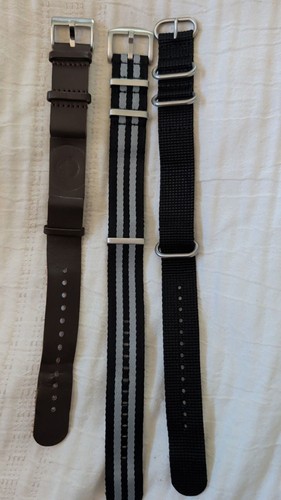 22mm nato straps black - 22mm, bond/