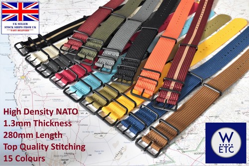 Nato watch strap - nato, black