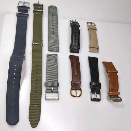 Lot assorted watch straps - 7,