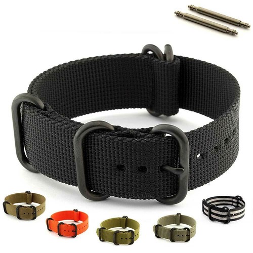 Nylon nato watch strap - nylon, heavy