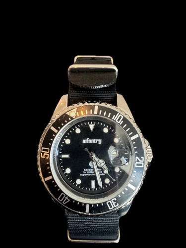 Infantry diver watch black - diver,