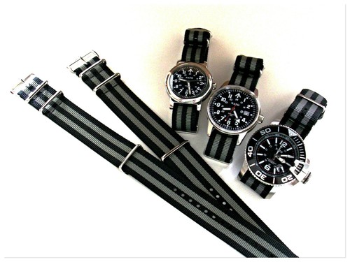 Nato g10 black grey hd - nato,