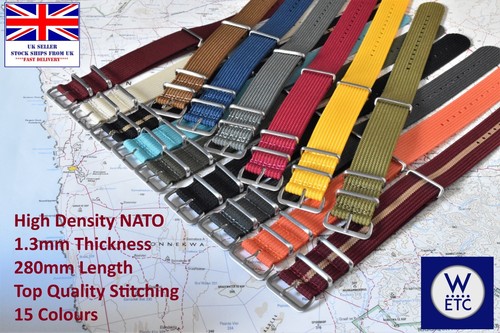 Nato watch strap silver - strap,,