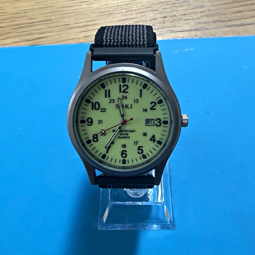 Soki quartz 37mm 30m beige - quartz,